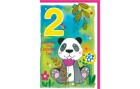 Braun + Company Geburtstagskarte Pandabär 2 11.5 x 17 cm, Papierformat