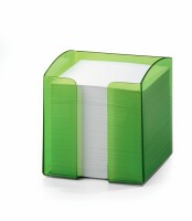 DURABLE Zettelbox Trend 10x10cm 1701682017 grün-transp., Kein
