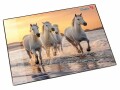 Läufer Schreibunterlage Pferde am Strand 40 x 53 cm