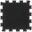 Bild 1 vidaXL Bodenfliesen aus Gummi 4 Stk. Schwarz 16 mm 30x30 cm