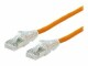 Dätwyler Cables Dätwyler Patchkabel 3,0m Kat.6a, S/FTP orange, CU 7702 flex