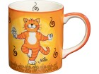 Mila Kaffeetasse Oommh Morgengruss 280 ml, 6 Stück, Orange