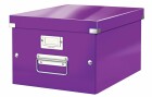 Leitz Aufbewahrungsbox Click & Store A4 Violett, Breite: 28.1