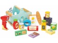 Le Toy Van Spiel-Lebensmittel Gefüllter Einkaufskorb & Scanner