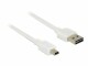 Image 2 DeLock USB2.0-Easy Kabel, A-MiniB, 3m, Weiss