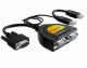 DeLock 2 Port Signalsplitter VGA, USB Strom