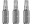 Image 0 kwb Bit-Set 1/4" Torx T7 3-teilig, Bit-Typ: Torx