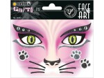 Herma Stickers Tattoos Face Art Cat, 1 Stück, Verpackungseinheit: 1