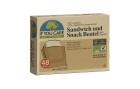 if you care Sandwich-Beutel 48 Stück, Detailfarbe: Braun, Materialtyp