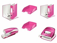 Leitz Heftzange WOW 5531 55312023 pink 15 Blatt, Kein