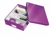 Leitz Click&Store Box 280x100x370mm 60580062 violett, Kein