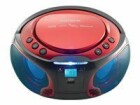 Lenco Radio/CD-Player SCD-550 Rot, Radio Tuner: FM