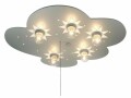 niermann STAND BY Deckenlampe Wolke Titan mit Sternen 5x E14, Leuchten