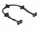 DeLock Stromkabel SATA - 4x SATA 40 cm, schwarz