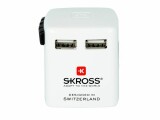SKROSS Reisenetzteil World Dual USB Charger, Anzahl Pole
