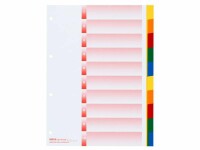 KOLMA Register KolmaFlex A4 18.104.20 mehrfarbig, blanko 10-teilig