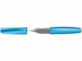 Pelikan Füllfederhalter Twist Metallic Medium (M), Blau