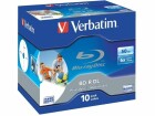 Verbatim BD-R 50 GB, Jewelcase (10 Stück), Medientyp: BD-R