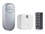 Yale Linus Smart Lock, Silber EU, inkl. Bridge, Keypad