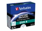 Verbatim M-DISC DVDR 4.7GB M-DISC DVDR 4.7GB INKJET PRINTABLE 5er