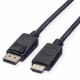 ROLINE    DisplayPort-HDMI Kabel - 11.04.578 Black, ST/ST, 1080p         2m
