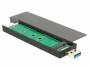 DeLock Externes Gehäuse USB3.1 Gen2-A - SATA-M.2 SSD