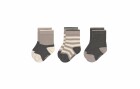 Lässig Socks 3pcs., Anthracite / Taupe Gr. 12-14 _ 0-4Mt