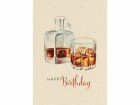 Natur Verlag Geburtstagskarte Whiskey A4, Papierformat: A4