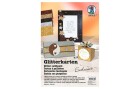 URSUS Glitzerkarton Exclusive A4, 330 g/m², 5 Blatt, Mehrfarbig