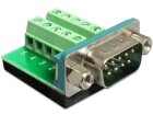 DeLock Adapter RS-232 DB9 (m)- Terminalblock cm, Kabeltyp