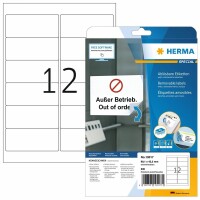 HERMA     HERMA Etikett. Movables 99,1x42,3mm 10017 weiss,non-perm. 300