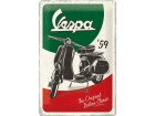 Nostalgic Art Schild Vespa 20 x 30 cm, Metall, Motiv