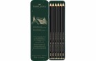 Faber-Castell Graphitstift Graphit-Set Matt 6 Stück, Strichstärke