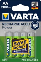 VARTA     VARTA Batterie Akku 56706101404 AA/HR06, 2100 mAh, 4 Stück