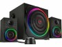 Speedlink PC-Lautsprecher Gravity Carbon RGB 2.1, Audiokanäle: 2.1