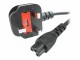 StarTech.com - 1m Laptop Power Cord 3 Slot for UK BS1363 to C5 Clover Leaf
