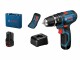 Bosch Professional Akku-Schlagbohrschrauber GSB 12V-15 Set mit 2 Akkus