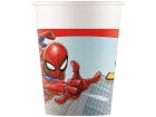 Amscan Einwegbecher Spiderman 8 Stück, Produkttyp: Einwegbecher