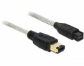 DeLock Kabel FireWire IEEE 1394B 9Pol/6Pol, 800Mbps, Blister