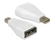 DeLock Adapter Mini-Displayport ? Displayport Weiss, Kabeltyp