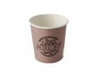 Papstar Einweg-Kaffeebecher Pure 100 ml 80 Stück, Lila