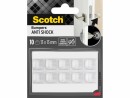 3M Schutzpuffer Anti Shock, 13 x 13 mm, Transparent