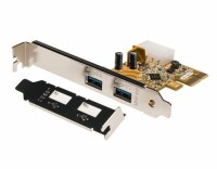 EXSYS PCI-Express-Karte EX-11082-2, Datenanschluss Seite B: USB