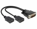 DeLock Y-Kabel DMS-59 - HDMI, Kabeltyp: Y-Kabel, Videoanschluss