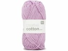 Rico Design Wolle Creative Cotton Aran 50 g, Violett, Packungsgrösse