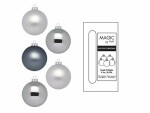 INGES CHRISTMAS DECOR Weihnachtskugel Hazy Grey Ø 4 cm 36 Stück