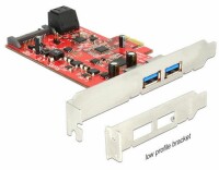 DeLock Host Bus Adapter Controller PCI-Ex1- 2x SATA3, 2x