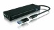 ICY BOX   Dual Dockingstation      black - IB-DK4080 2xHDMI & DP, 3x USB 3.2, GBLAN