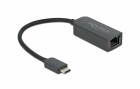 DeLock Netzwerk-Adapter USB-C ? RJ45 2.5Gbps schwarz, kompakt