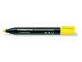 Staedtler Permanent-Marker Lumocolor 350 Gelb, permanent